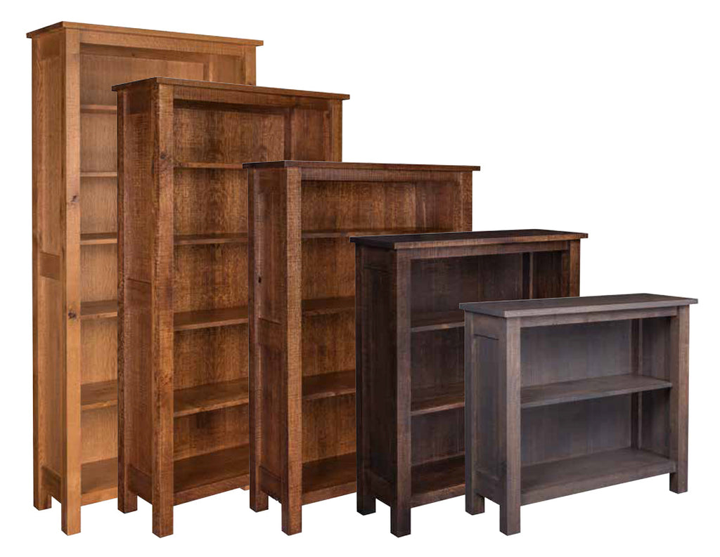 Amish Regent 48 Rustic Bookcase