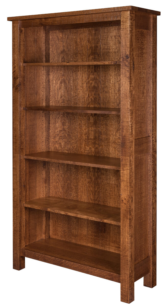 Amish Regent 72 Rustic Bookcase